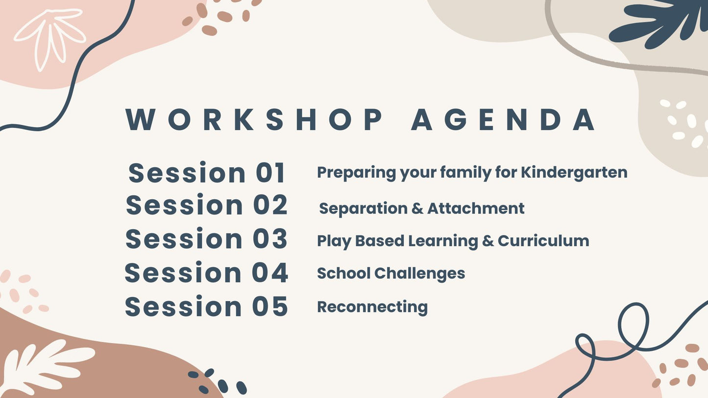 Beginning Kindergarten Workshop Series