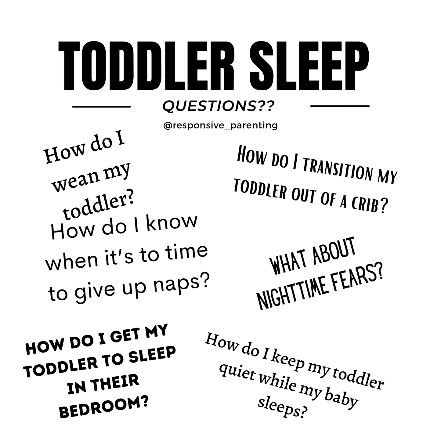 Toddler Sleep Session 6: Challenges and Changes
