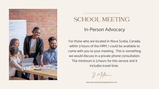 In-Person Advocacy at School