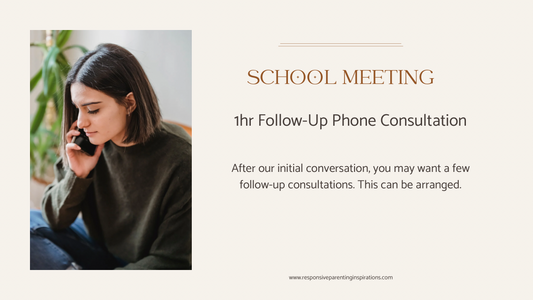 School Meeting Preparation 1hr Follow-Up Phone Consult