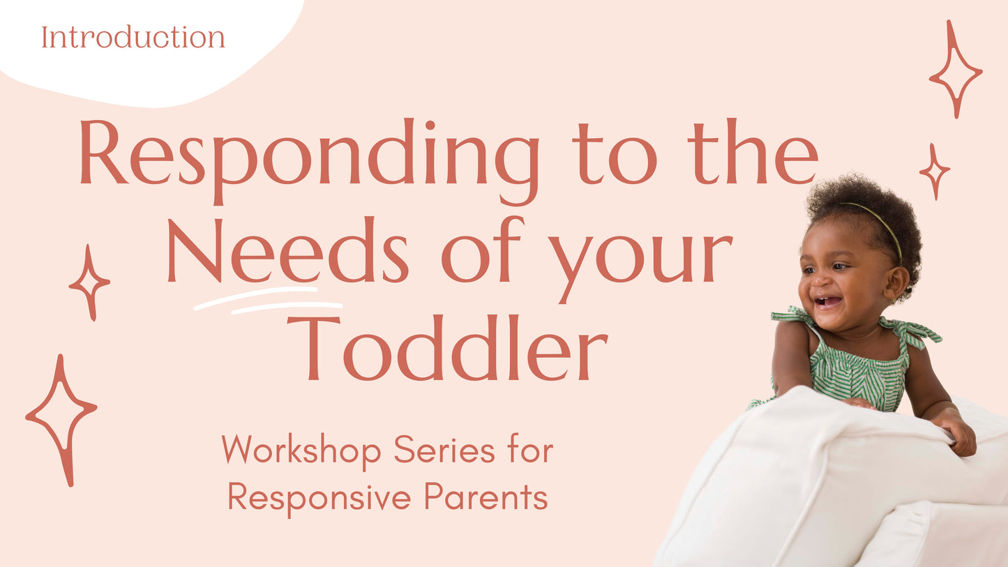 Toddler Workshop Series (FULL WORKSHOP)